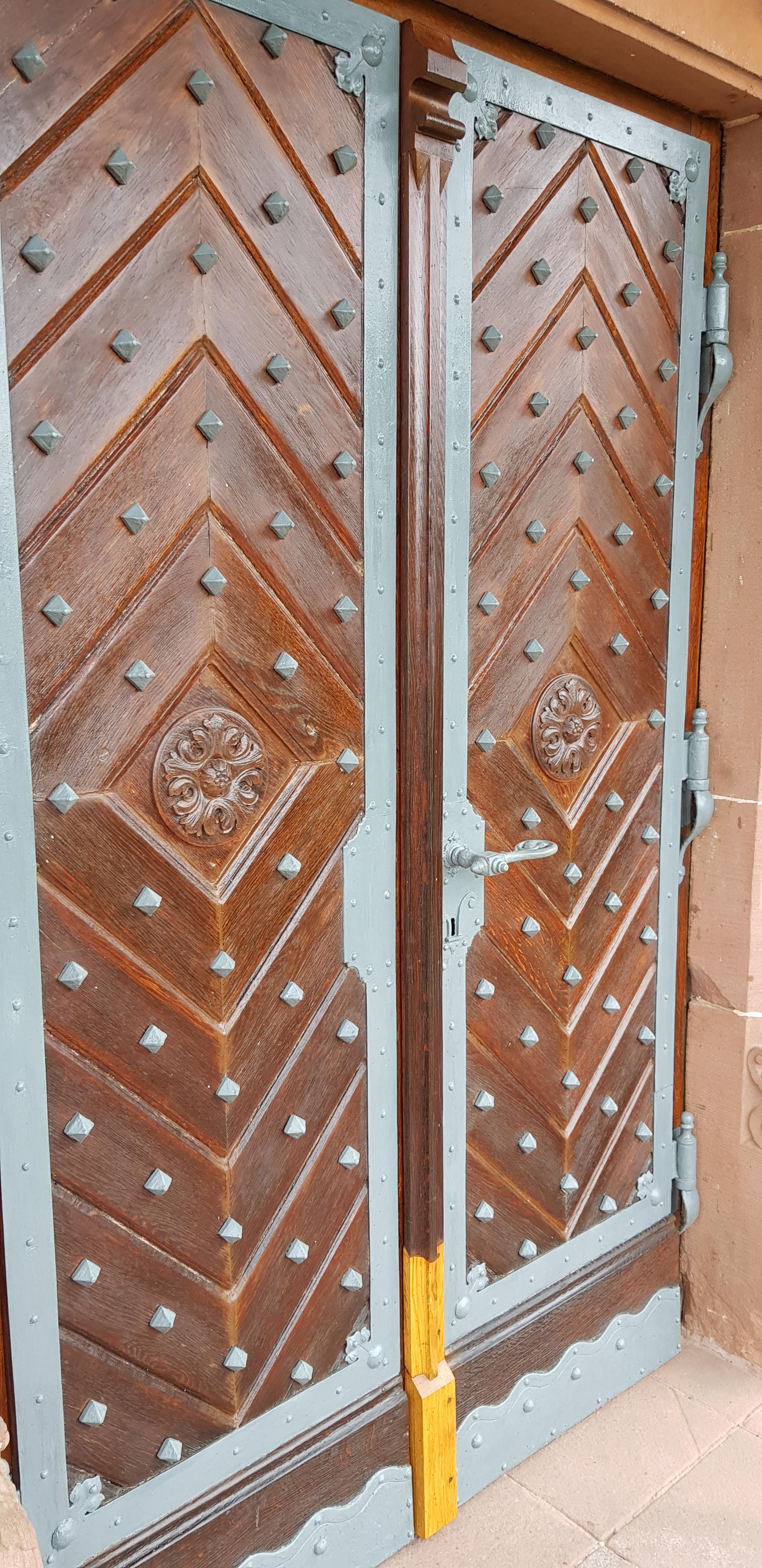 Barocker Flügel, vor der Restaurierung